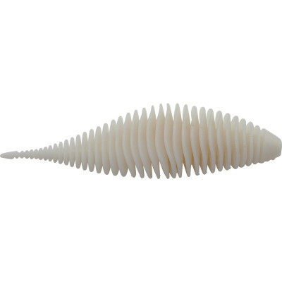 Geecrack Bellows Shad Soft Bait White