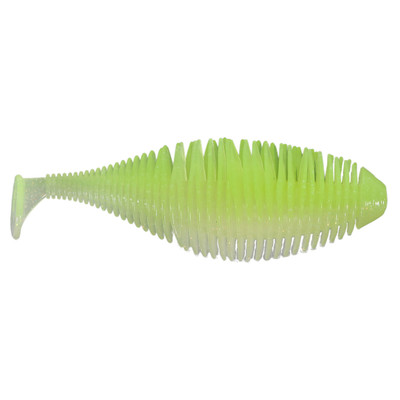 Geecrack Bellows Gill Swimmer Soft Bait Honey Chartreuse Shad