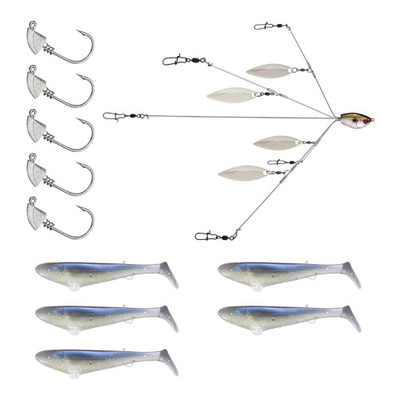 YUM Scottsboro Swimbait 3.5 Kit Sexy Shad 3.5