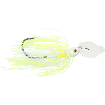 Strike King Thunder Cricket Vibrating Swim Jig Chartreuse-Blue Glimmer