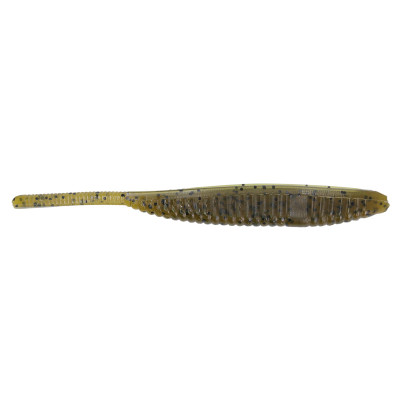 Yamamoto Shad Shape Worm Floater Green Pumpkin w/ Black Flake