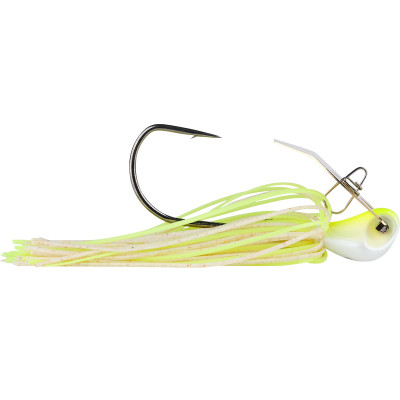 Berkley SlobberKnocker Bladed Jig White Chartreuse