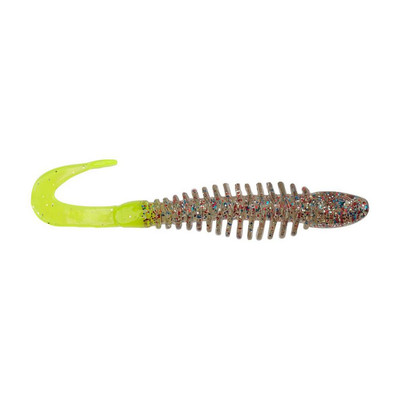 Berkley PowerBait Curly Bones Firecracker-Chartreuse