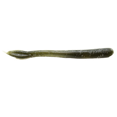 NetBait BaitFuel Infused Crush Worm - 3.75 - Midnight Green