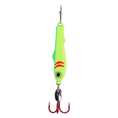 Clam Pinhead Pro Spoon Chart-Lime Glow