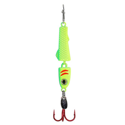 Clam Jointed Pinhead Pro Spoon Chart-Lime Glow
