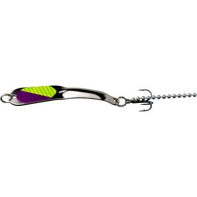 Iron Decoy Steely Spoon Silver-Chartreuse-Hot Purple