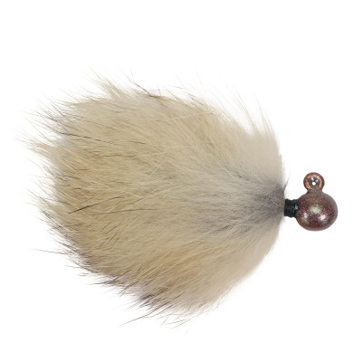 VooDoo Custom Tackle Rabbit Hair Jigs Root Beer-Natural