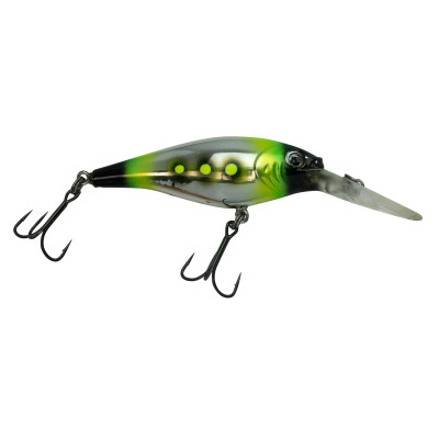 Berkley Flicker Shad Crankbait JT Custom Color - Chrome Sea Sick Frog