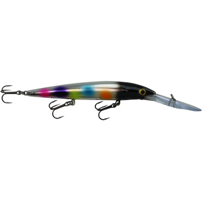 Rapala Down Deep Husky Jerk JT Custom Color - Black Head Wonderbread