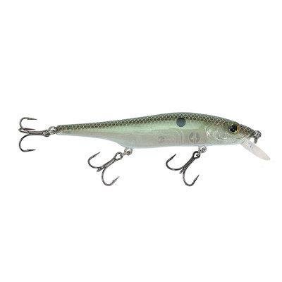 Pearson Plug 7.5 Suicide Sucker Natural PerchThese 7.5 glide jerk baits  have a large body shape, and wide glide walk-the-dog-action. The jerk bait  has thicker profile than minnow jerk baits. These baits