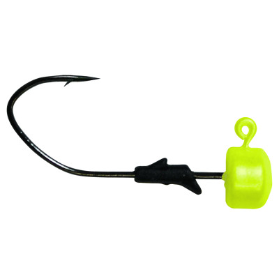 Eagle Claw Lazer Sharp Pro-V Jig Head Chartreuse