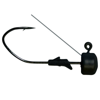 Eagle Claw Lazer Sharp Pro-V Finesse Weedless Jig Head Black