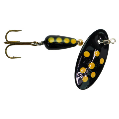 Panther Martin InLine Swivel Spotted Spinner Black