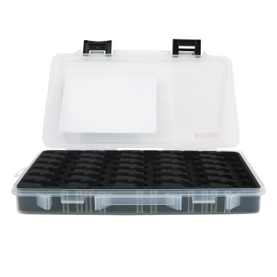 Small 8 Grid Clear Visible Plastic Fishing Tackle Accessory Box