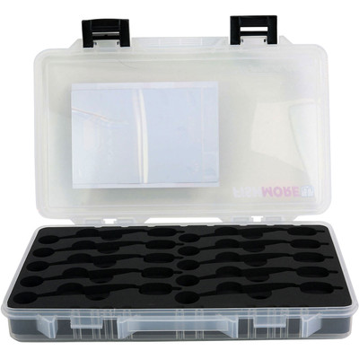 Fishing Lure Storage Box,15 Slots Adjustable Plastic Fishing Lure Storage  Case Fishing Lure Tackle Box High-Precision Functionality 