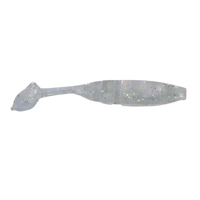 Lake Fork Trophy Lures Boot Tail Baby Shad Swimbait Crystal Ice