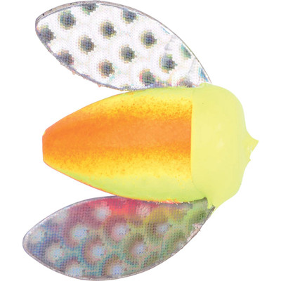 Worden's Spin N Glo Bodies, 3pk, Size 12, 1/2 inch, Egg Fluorescent