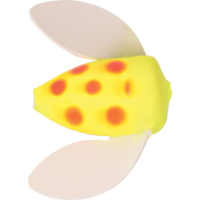 Worden's Spin-N-Glo - White Wings - Yellow Clown