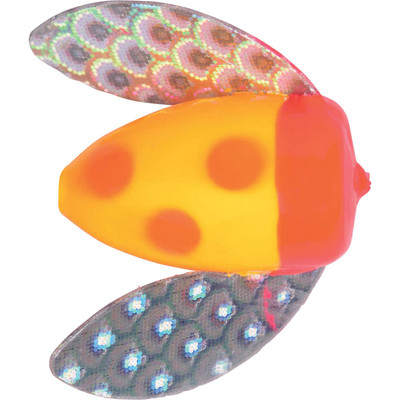 Worden's Spin-N-Glo - Mylar Wings - Orange Clown