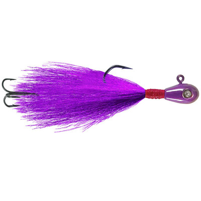 venom lures high dollar hair jig Purple/pink 3/8 oz