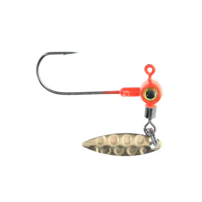 Strike King Mr. Crappie Sausage Head - Under Spin - Orange