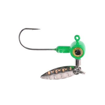 Strike King Mr. Crappie Sausage Head - Under Spin - Limetreuse