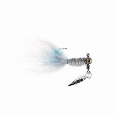 Mr. Crappie Sausage Jig Head Spins Pre-Rigged Crappie Thunder Monkey Shine 1/8 oz MRCSHSIPCT18-227