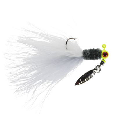 Strike King Mr. Crappie Maribou Sausage Spin Gray Squirrel