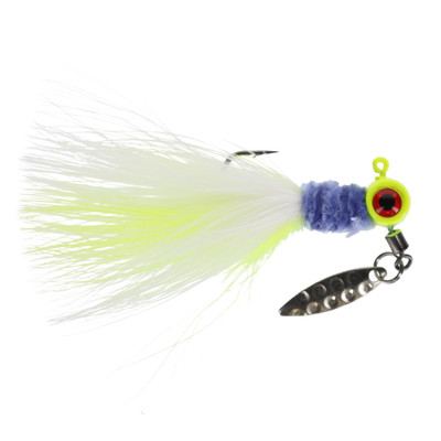 Strike King Mr. Crappie Maribou Sausage Spin Sexy Shiner