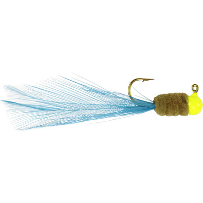 Mr Crappie Slab Daddy Live Hair Jig 1/8oz Sweetie Pie