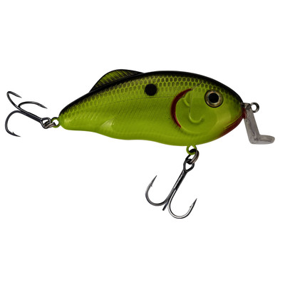 Strike King Bitsy Minnow - Chartreuse Black Back