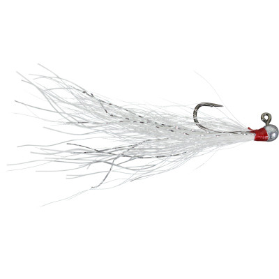 VooDoo Custom Tackle Steelhead Bucktail Jig Unpainted-White