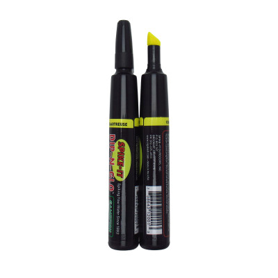 Spike-It Dip-N-Glo Scented Soft Plastic Lure Dye Markers Chartreuse