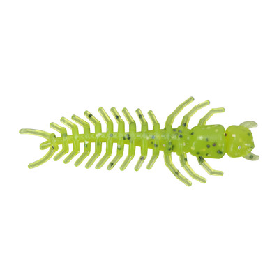 Eurotackle Micro Finesse Hellgrammite Soft Bait Chartreuse