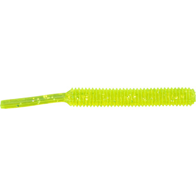 Cubby Nail Tail Soft Bait Clear Chartreuse-Glitter