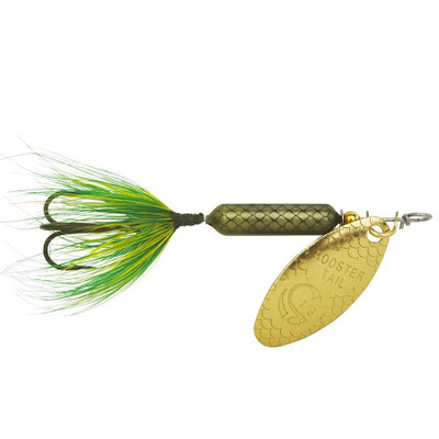 worden rooster tail lure new 1/4oz 212 lich green yellow lime chartreuse