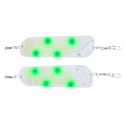 Dreamweaver Flip Fin Paddles White Crush Glow Green Dot