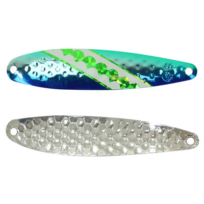 Dreamweaver Super Slim Spoon UV Double Green Spotted Dolphin