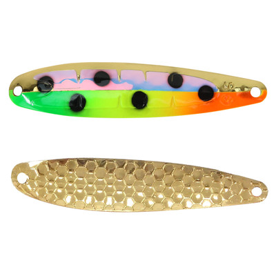 Dreamweaver Super Slim Spoon UV Rasta Goose Gold