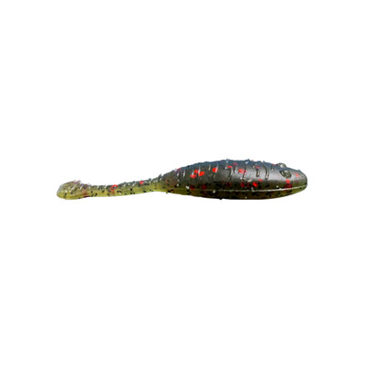 Great Lakes Finesse Flat Cat - Green Pumpkin/Red Flake