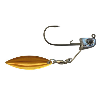 Great Lakes Finesse Sneaky Underspin - 5/16oz - White Shad Silver