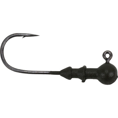 Great Lakes Finesse Stealth Ball Head Jig Matte Green Pumpkin