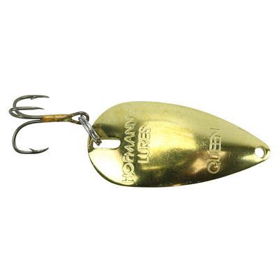 Hofmann's Lures Spinning Queen Spoon Polished Brass