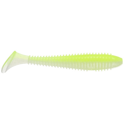 Keitech Fat Swing Impact Chartreuse Back Pearl