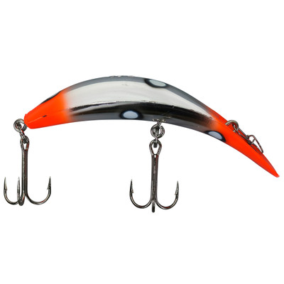 Yakima Bait Flatfish - 5 - Metallic Silver/Flame Chartreuse