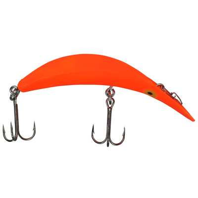 Yakima Bait Flatfish - 4-1/4 - Orange Fluorescent