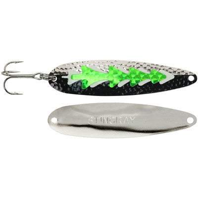 Michigan Stinger Stingray Spoon Frost Byte; 4 1/4 in.