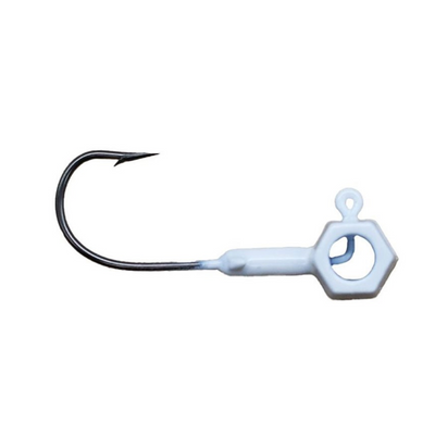 Leland's Lures Crappie Magnet Eyehole Brandon Smith Jig Head White