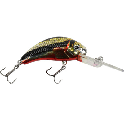 Walleye Nation Creations Boogie Shad Crankbait Custom Color - Chrome Dace